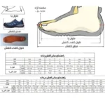 راهنمای سایز کفش